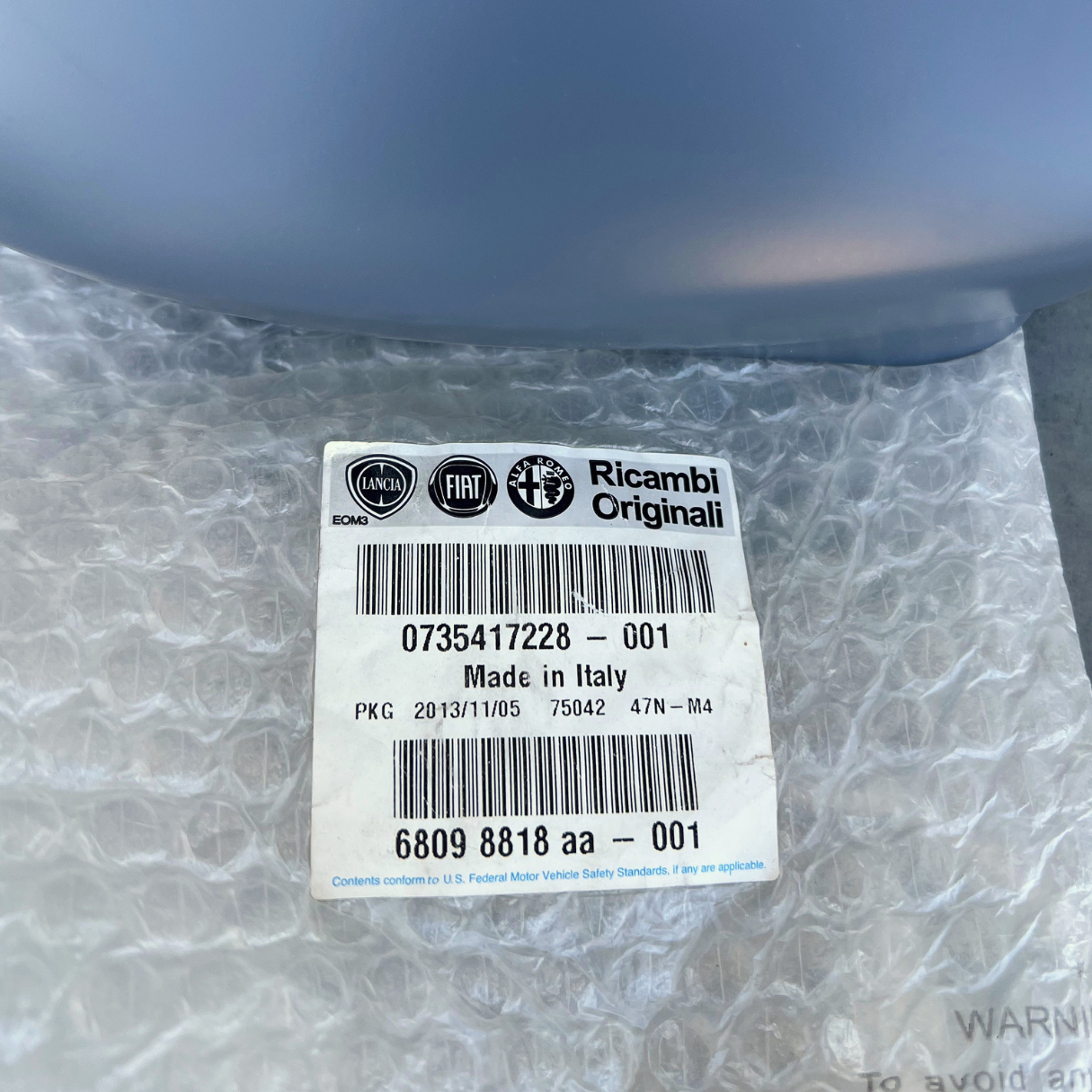 Fiat Specchi retrovisori 735417228 Grande Punto calotta destra