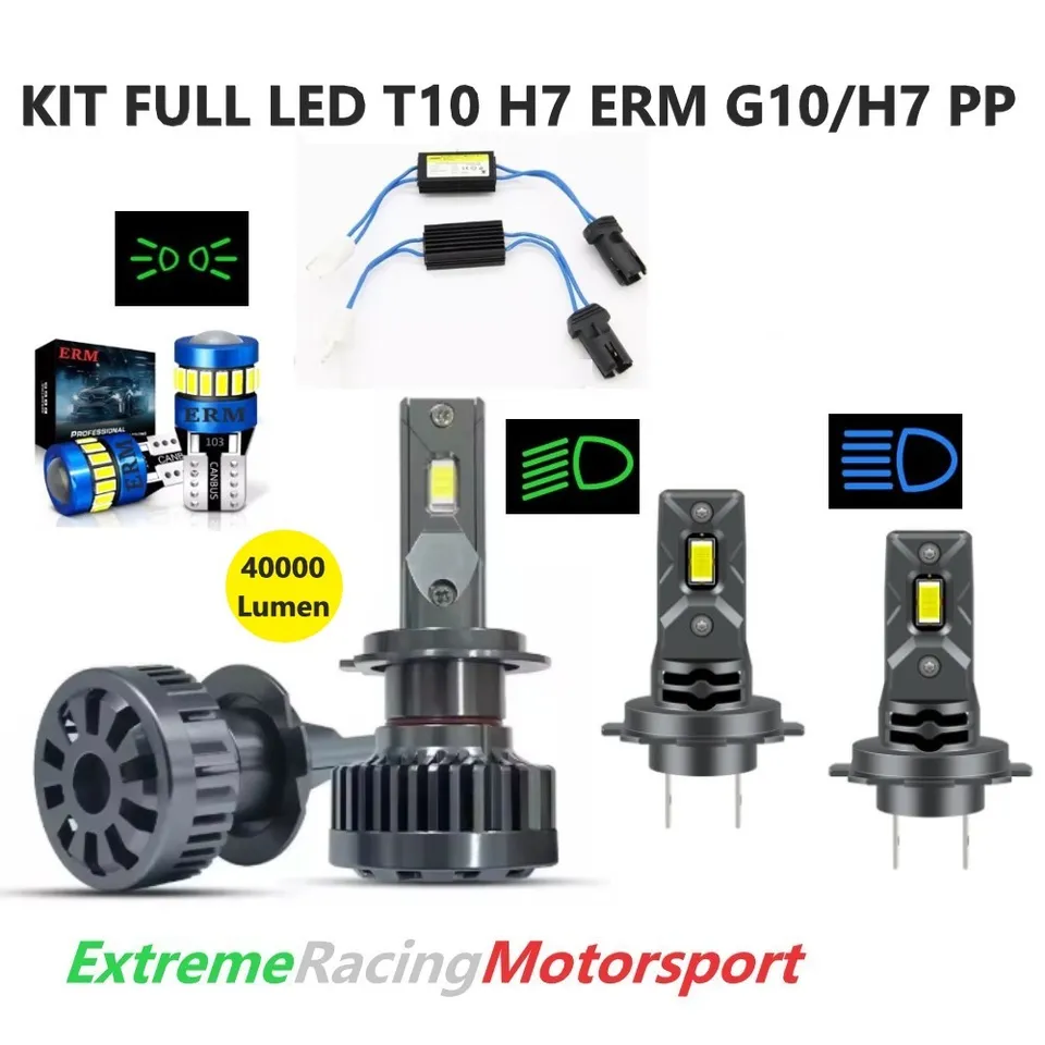 Xtreme Racing Kit Illuminazione LED FULL LED T10 Decoder H7 G10 H7 PP small