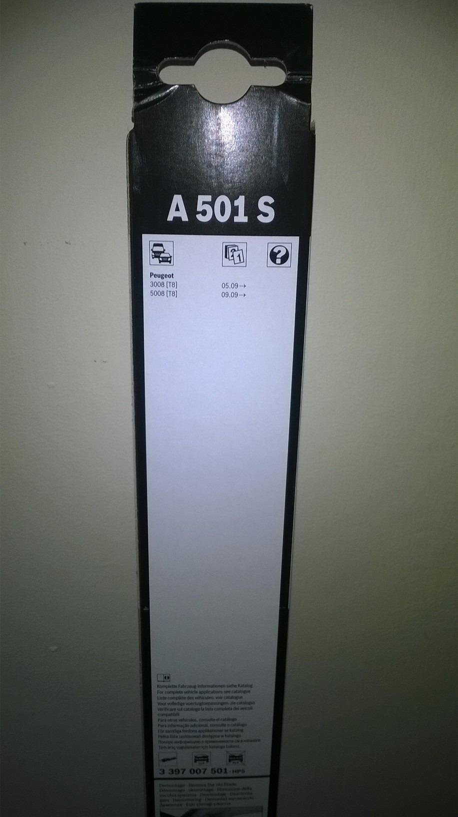 Bosch Spazzole tergicristallo AeroTwin A501S 2 pezzi 800/680 mm
