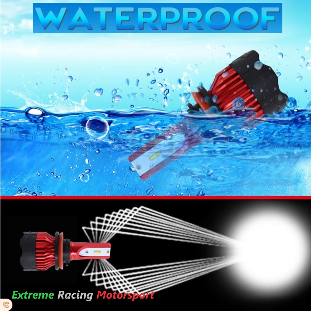 Xtreme Racing Lampadine LED ERM K5 lampadine auto 6500K 16000 lumen