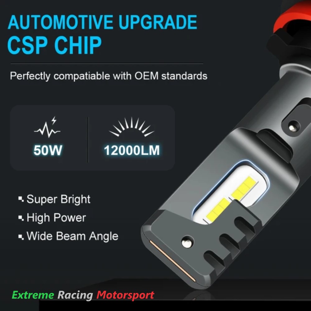 Xtreme Racing Lampadine LED DRL Typ 1 H15 coppia 6500K bianco ghiaccio