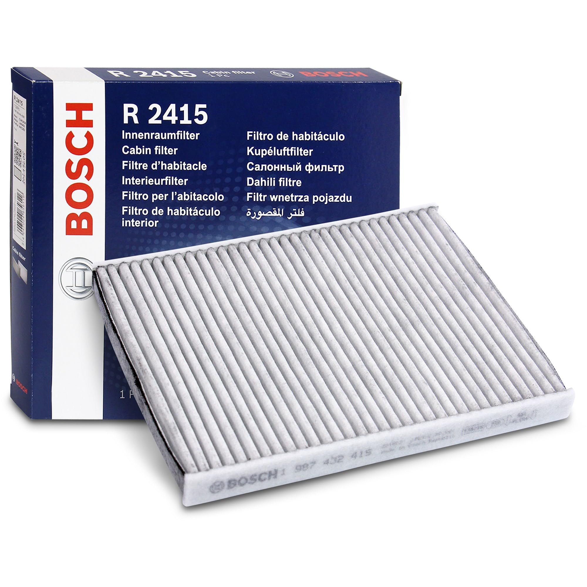 Bosch filtro abitacolo 1987432415 ai carboni attivi antiodore