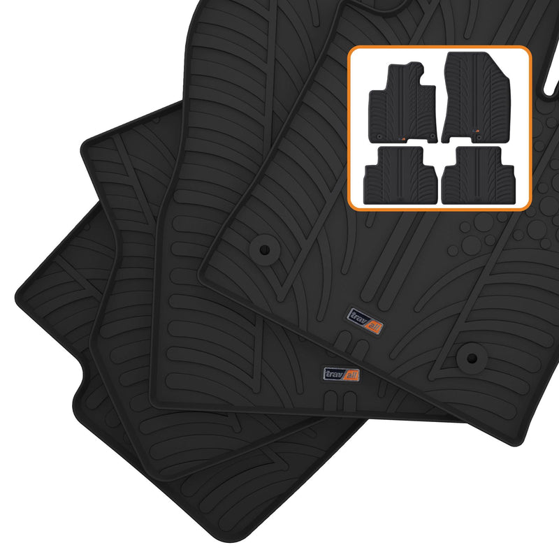Travall Car Mats Hyundai Santa Fe (2018-2021) tappetini in gomma