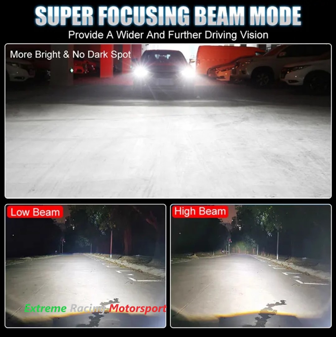 Xtreme Racing Lampadine LED ERM XTREME 40K 360° H1 coppia lenticolari