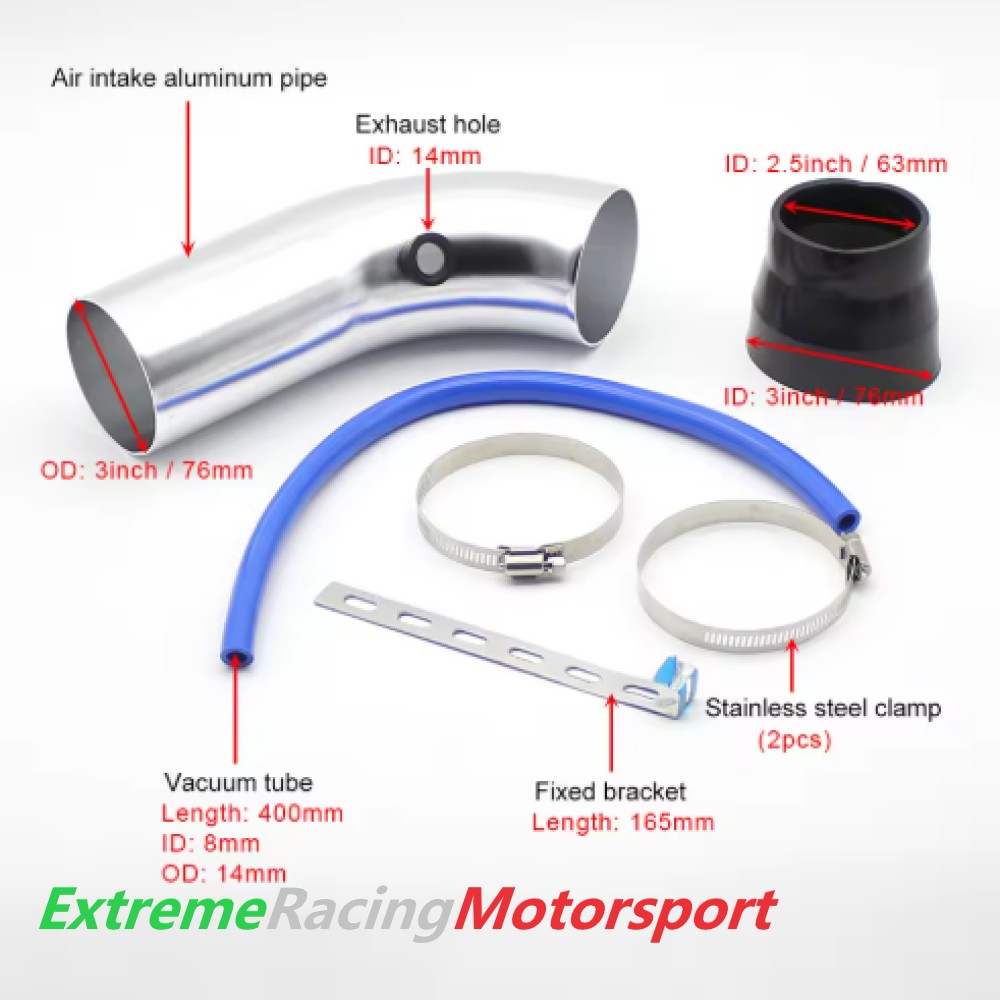 Xtreme Racing Filtri Aria Kit Filtro Aria Aspirazione Diretta filtro cono cotone nero