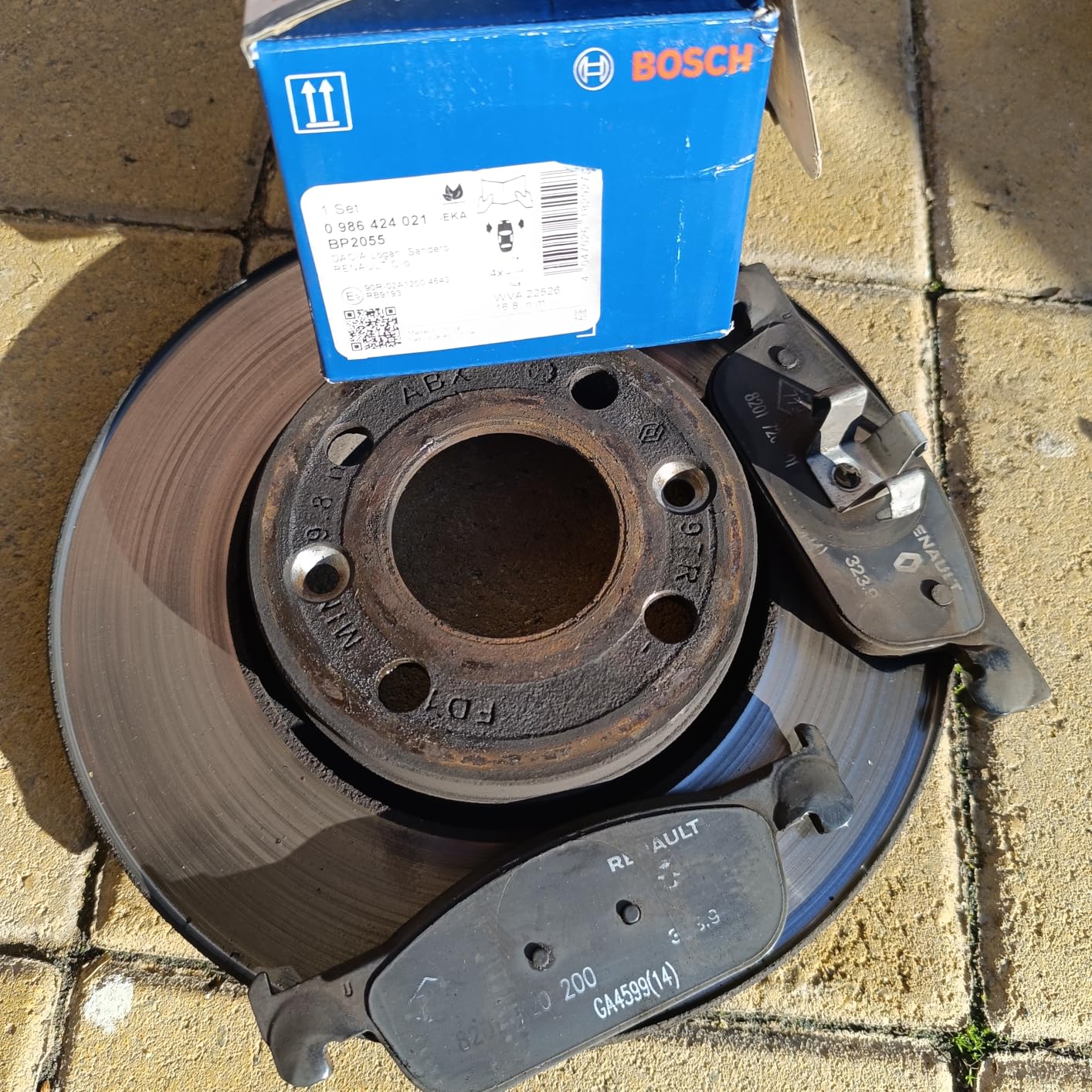 Bosch HCP Sistema frenante BD2146 dischi freno 258 mm anteriori 2 pezzi ventilati