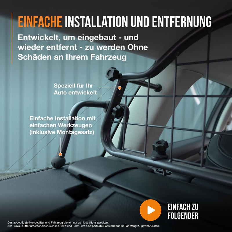 Travall Dog Guards TRAVALL GUARD AUDI A4/S4 AVANT/ALLROAD NO S/R 2008-2015 TDG1211 griglia