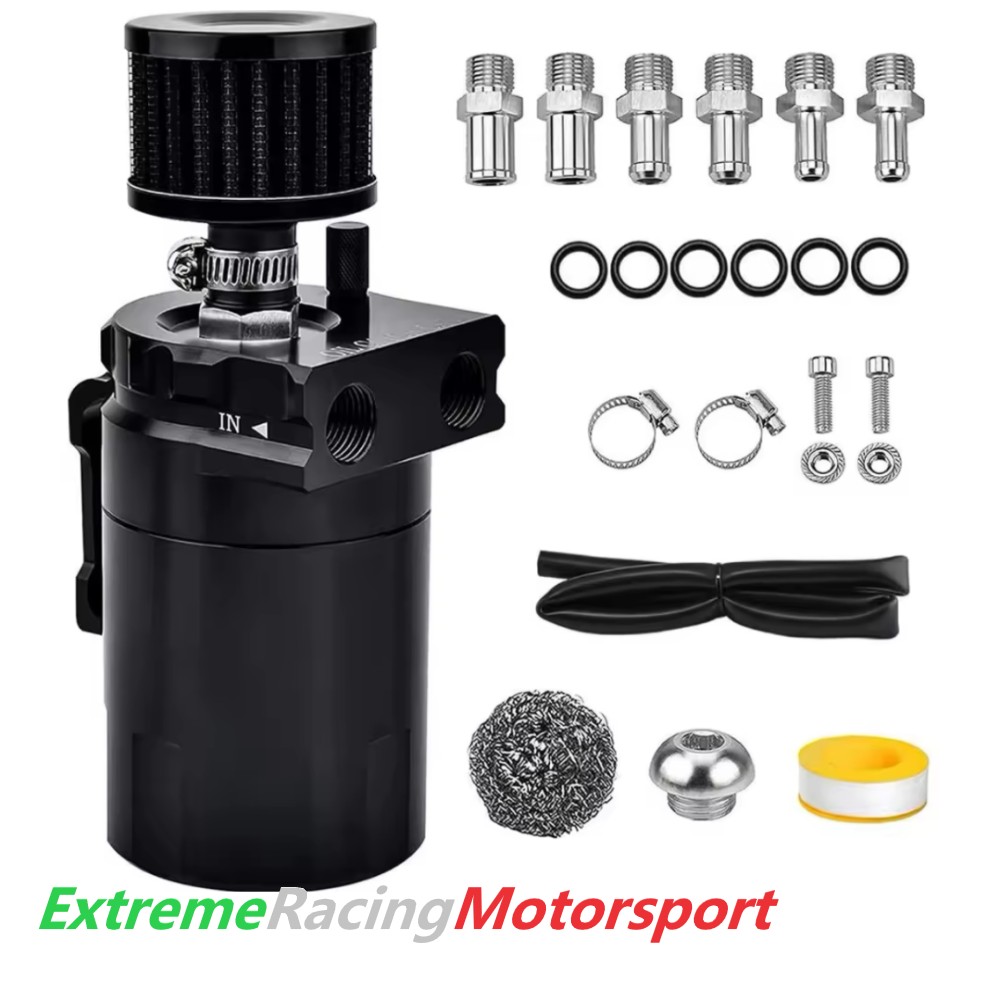 Xtreme Racing Filtri Olio Serbatoio con filtro RVO Black recupero vapori olio