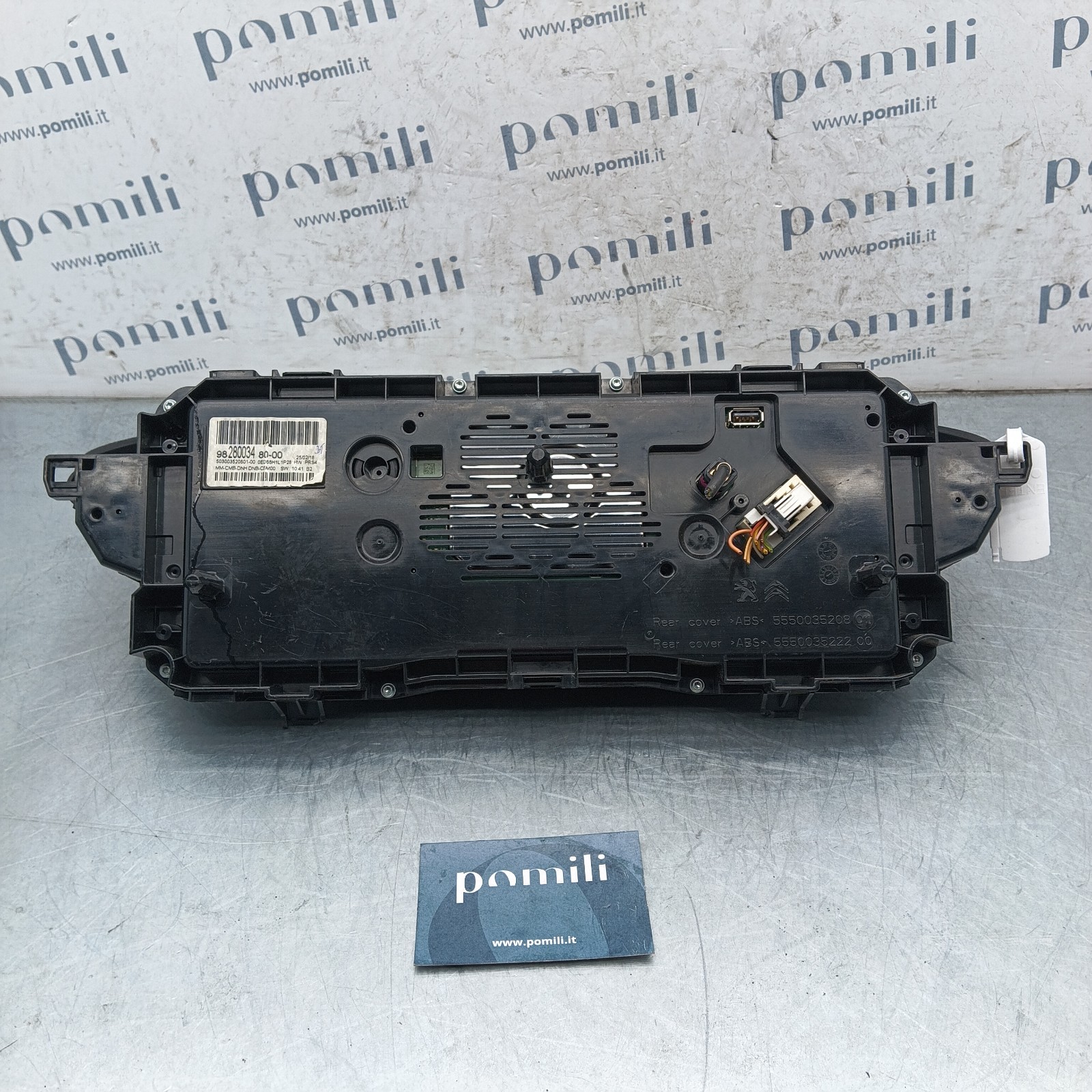 Pomili Rivestimenti interni e parti interne Peugeot 2008 I quadro strumenti 9828003480-00 usato