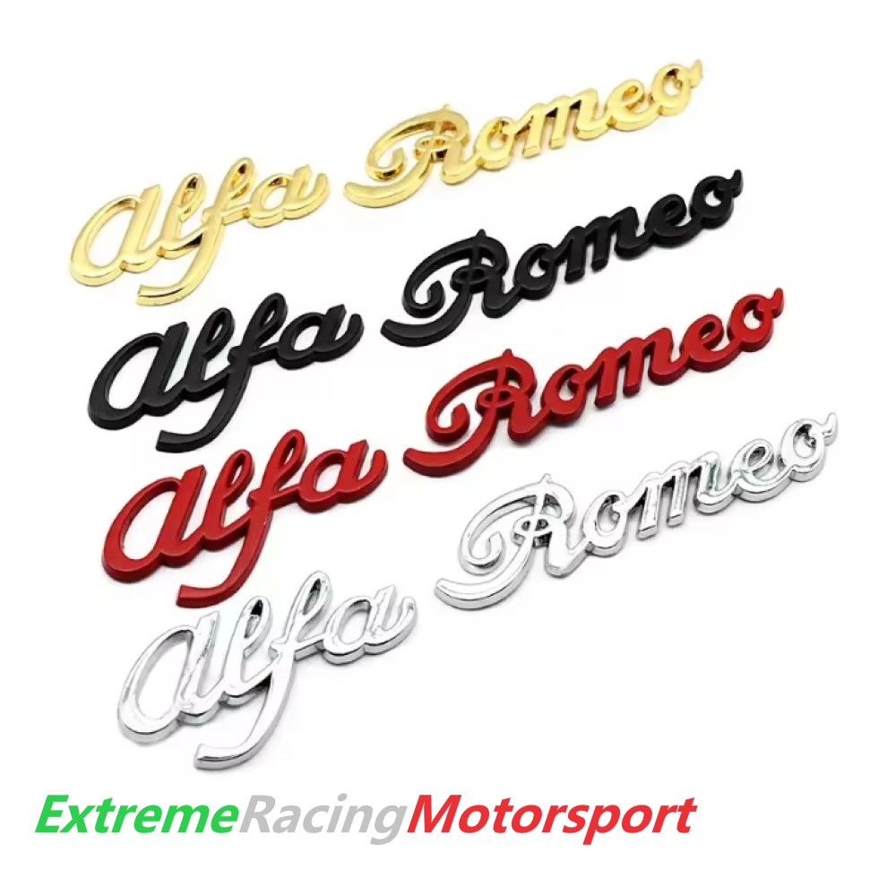 Xtreme Racing Decorazioni Auto e Adesivi Stemma in Alluminio Alfa Romeo adesivo 14,7 x 2,9 cm