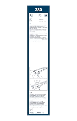 Bosch HCP Spazzole tergicristallo Twin 280 Tergicristalli 280/280 mm 1 set silenzioso