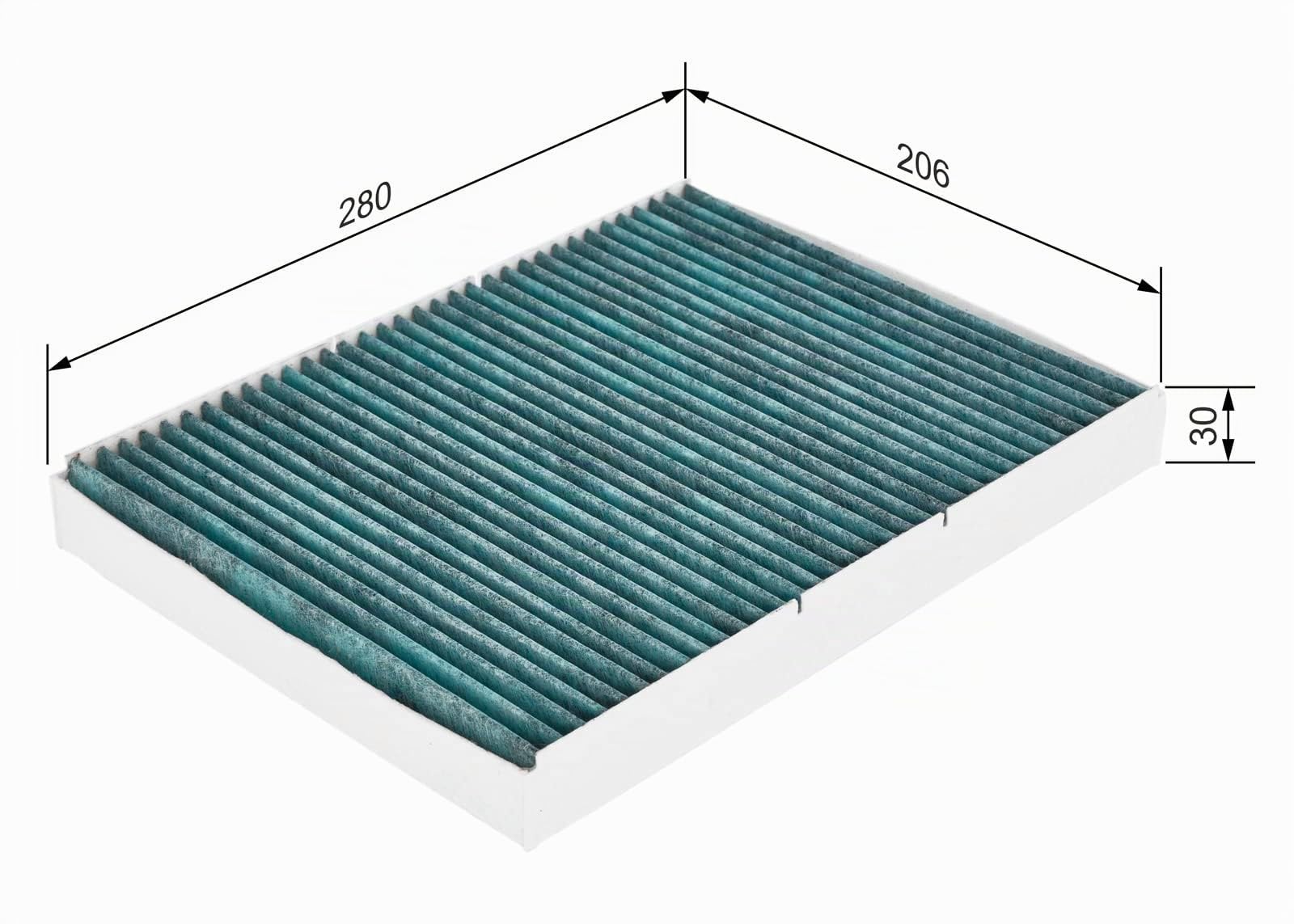 Bosch Filtri A859 filtro abitacolo FILTER+ carboni attivi 1 pezzo
