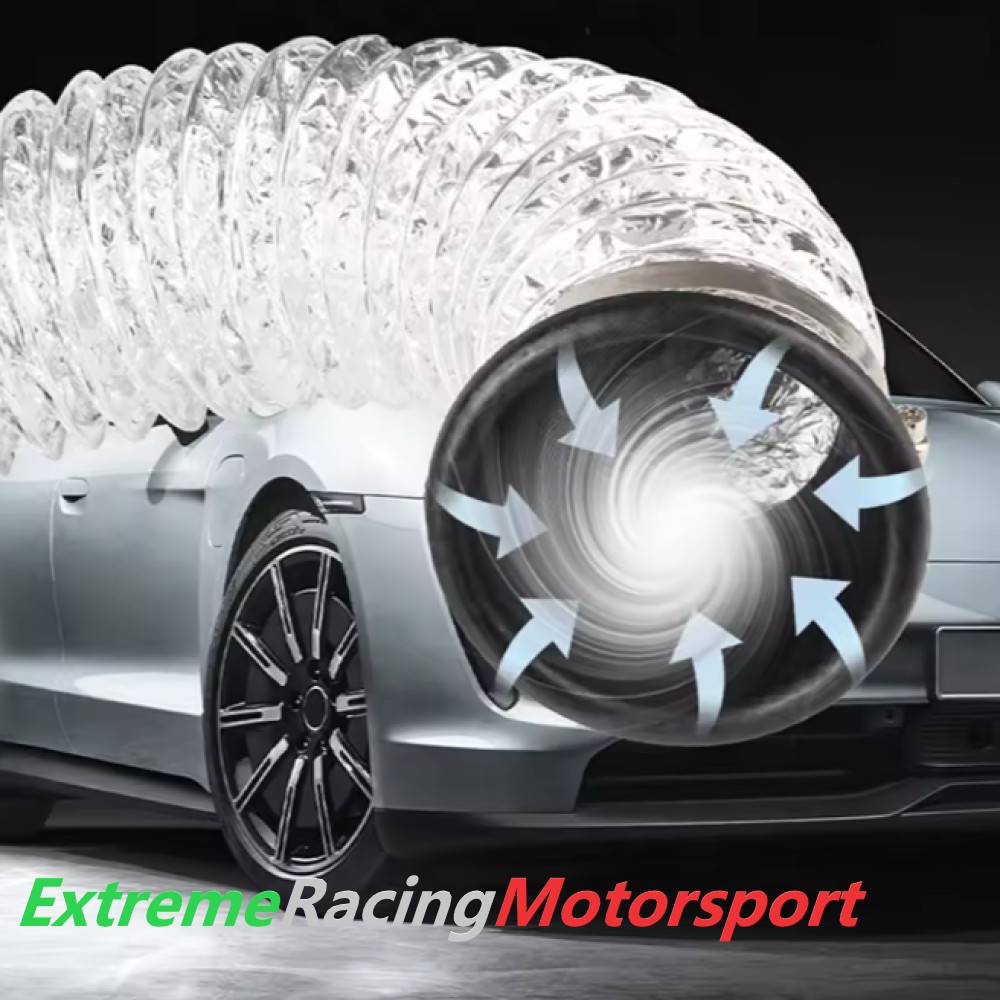 Xtreme Racing Filtri Aria presa aria convogliatore rotondo carbon look 88-63 mm