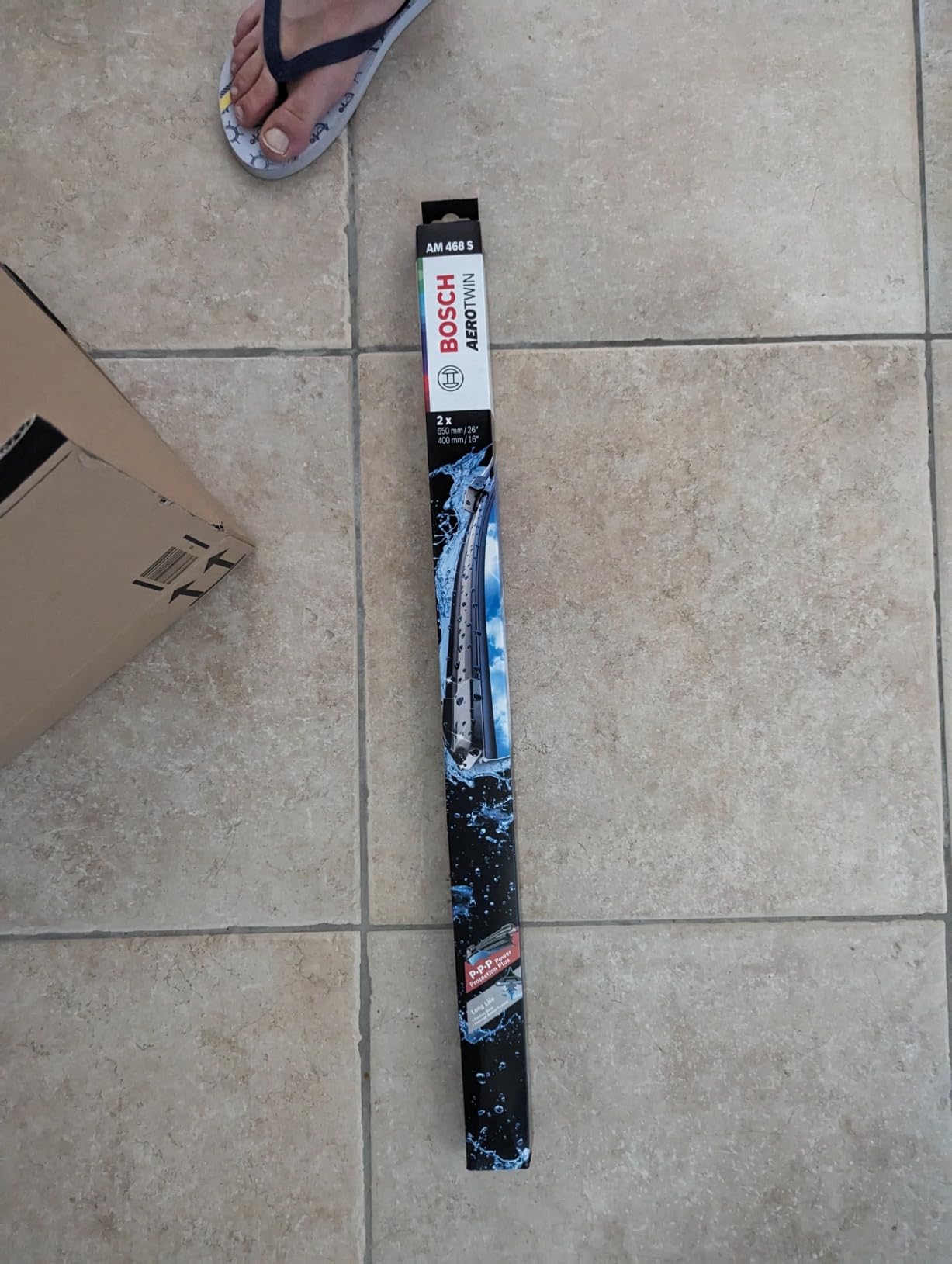 Bosch Spazzole tergicristallo AM468S 650/400 mm con spoiler