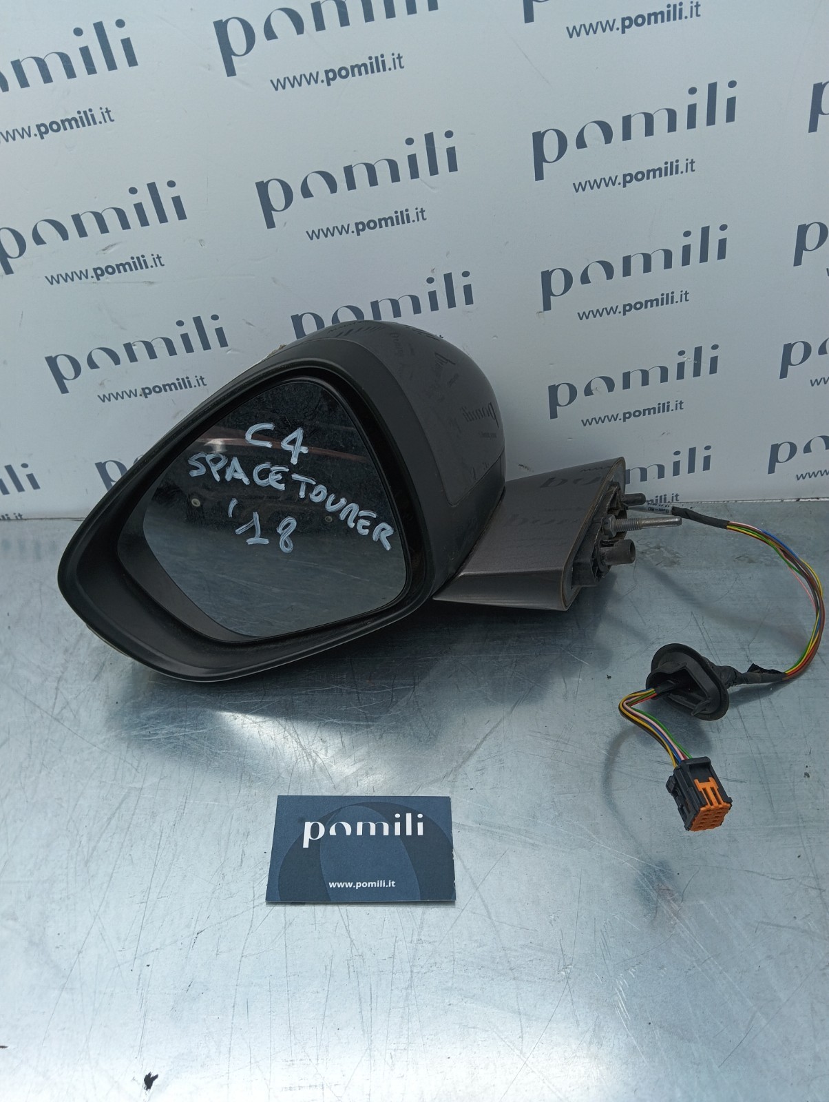 Pomili Cristalli Citroën C4 specchietto retrovisore sinistro 10 pin usato