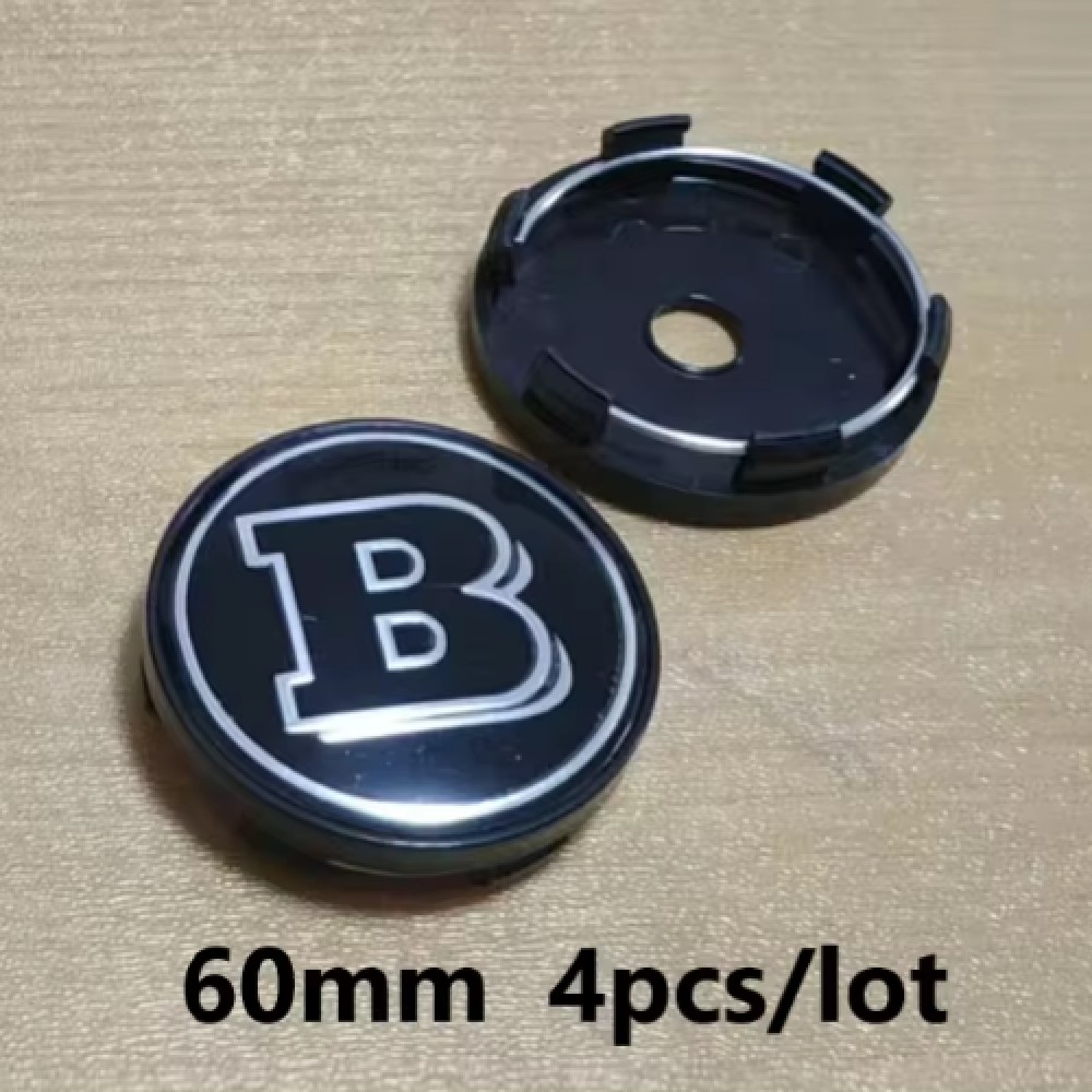 Xtreme Racing Decorazioni Auto e Adesivi tappi ruota Black/Crome 60 mm 4 pezzi