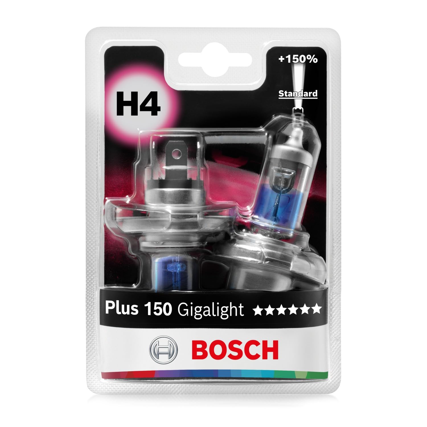 Bosch Lampadine e illuminazione 1987301430 lampadina H4 Plus 150 Gigalight 1 pezzo 12 V