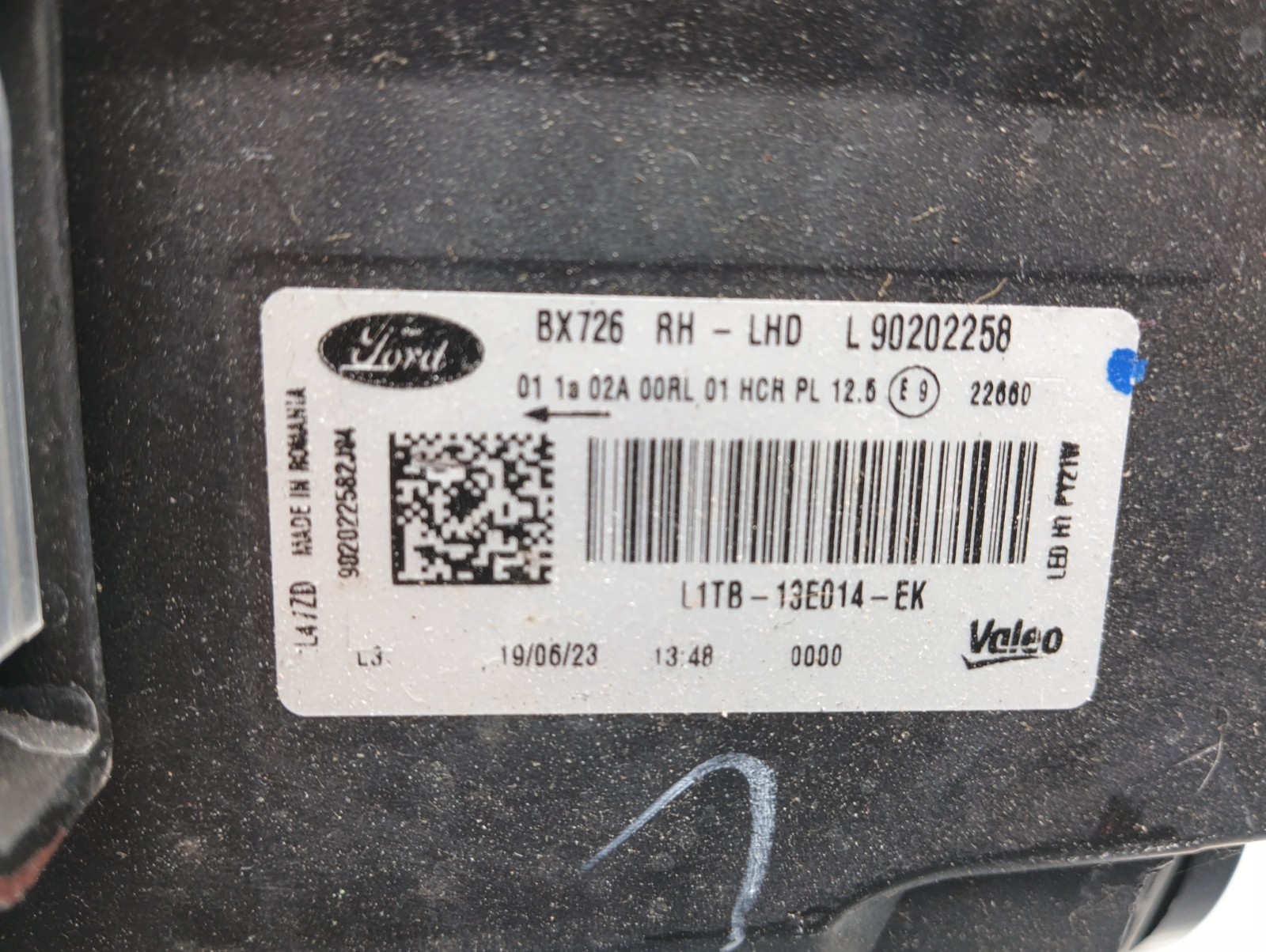 Pomili Fanaleria Faro anteriore destro Ford Puma II 2019-2023 L1TB-13E014-EK usato