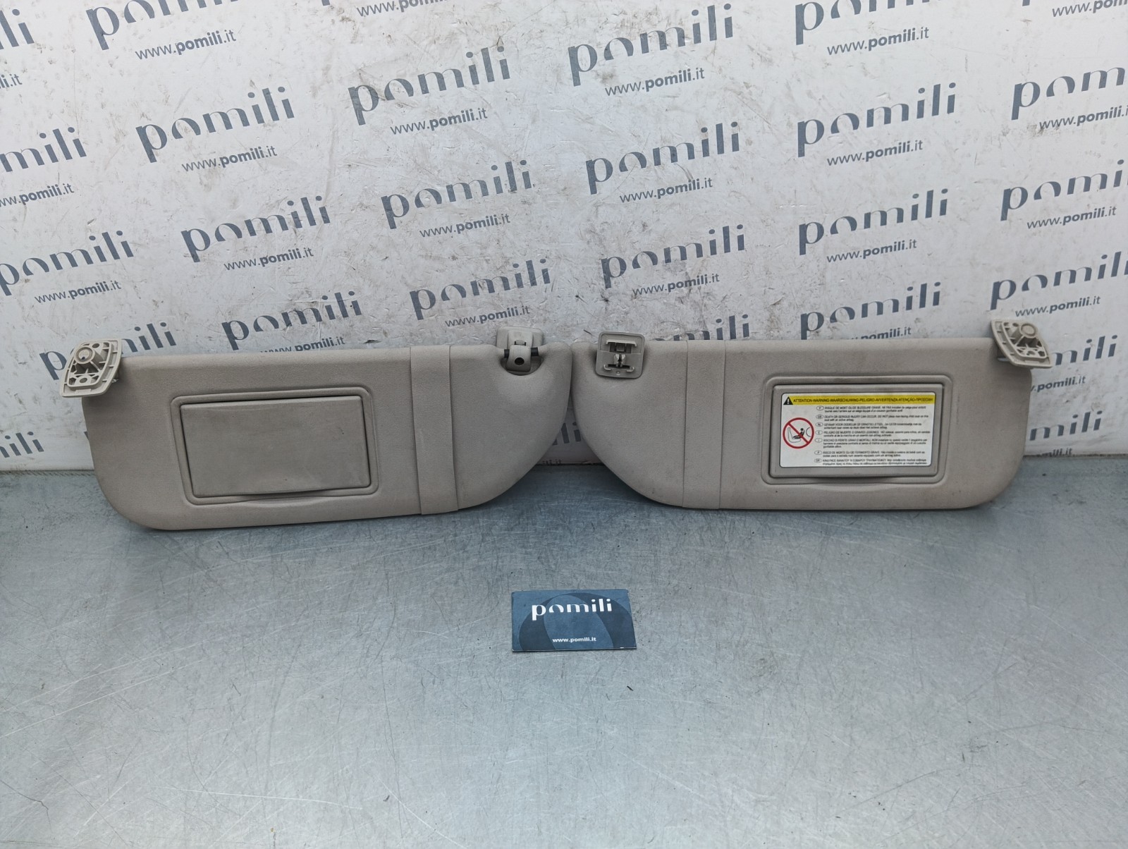 Pomili Rivestimenti interni e parti interne Coppia Alette parasole Toyota Aygo/Citroen C1/Peugeot 107 (2005-2014) 1611905180 usate
