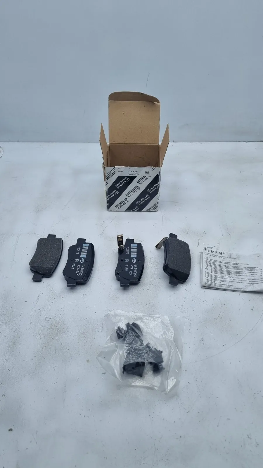 Pomili Freni e ricambi Toyota Avensis 446605041 pastiglie freni