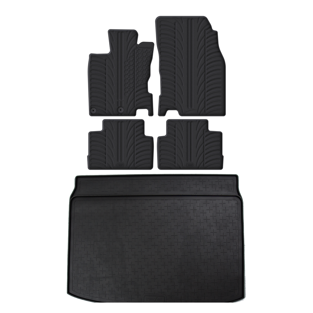 Travall Bundles Nissan Qashqai kit vasca bagagliaio e tappetini in gomma 2014-2021