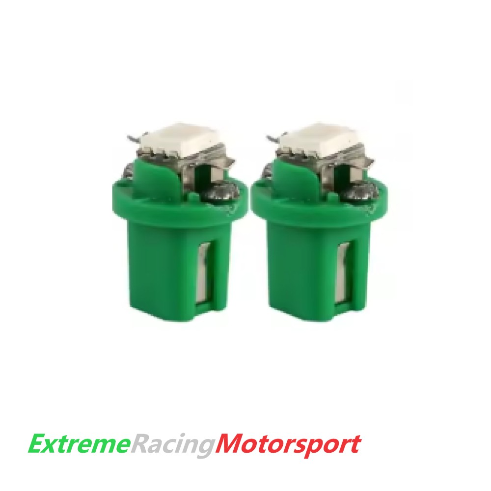 Xtreme Racing Lampadine LED ERM T5W lampadine verdi 2 pezzi 12 V