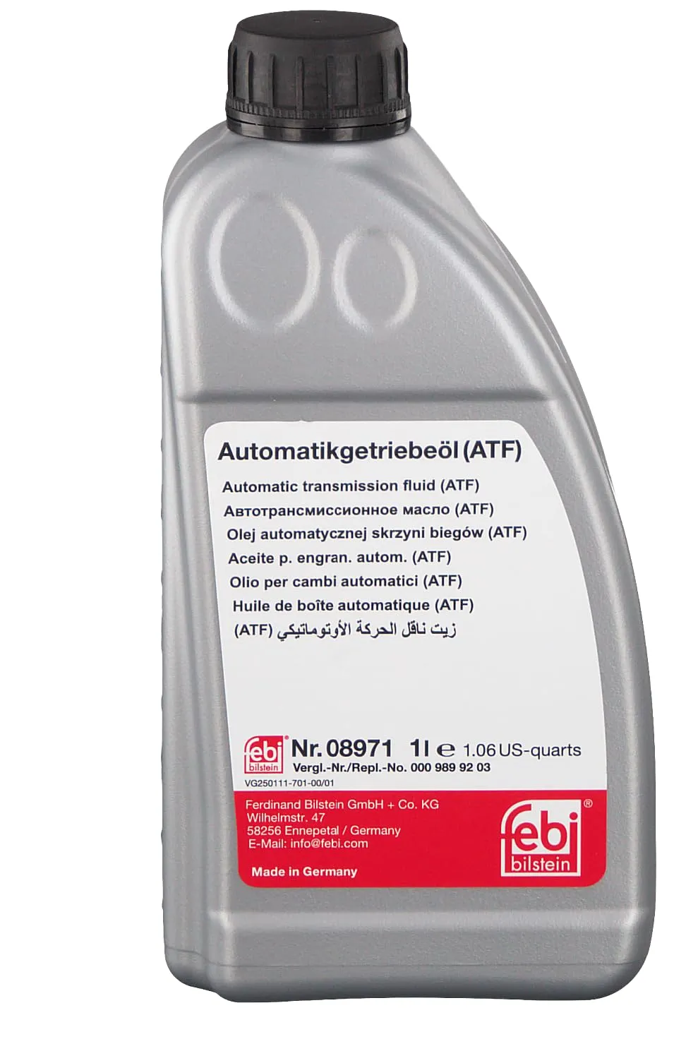 Bilstein Fluidi 08971 olio cambio automatico ATF 1 l rosso