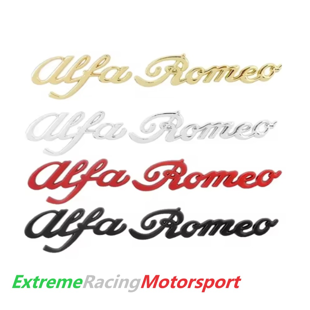 Xtreme Racing Decorazioni Auto e Adesivi Stemma in Alluminio Alfa Romeo adesivo 14,7 x 2,9 cm