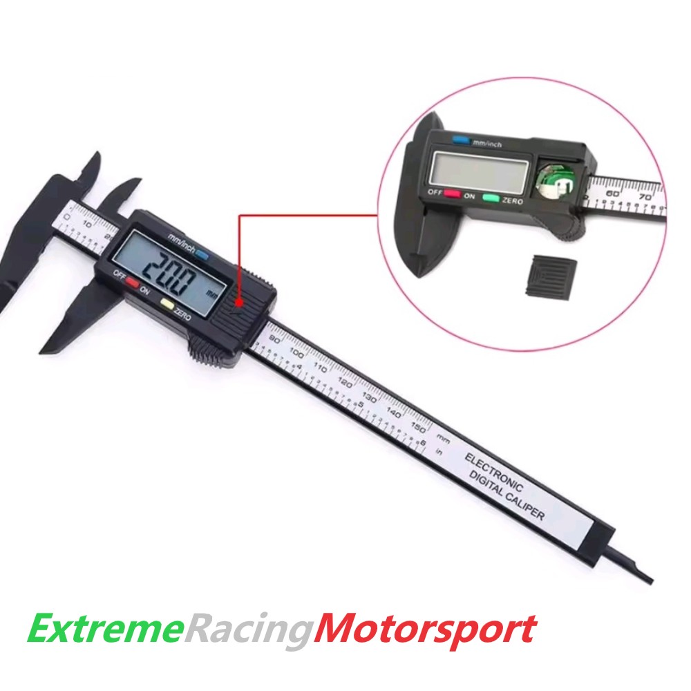 Xtreme Racing Impianto Carburante e Regolatori di Pressione Calibro elettronico 0-200 mm