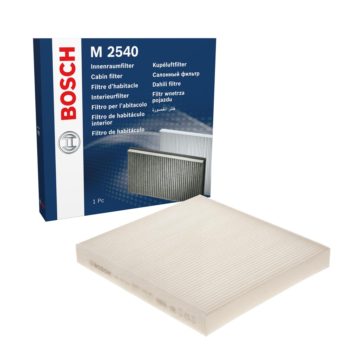 Bosch Filtri 1987432543 filtro abitacolo a carboni attivi 254 × 235 × 32 mm
