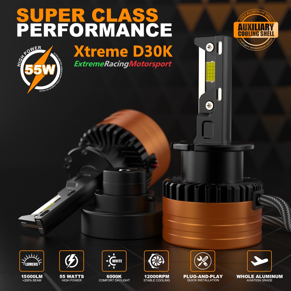 Xtreme Racing Kit Illuminazione LED DSeries D30 D2S lampade LED coppia CANBUS