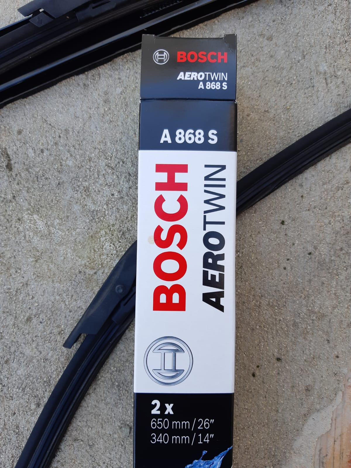 Bosch Spazzole tergicristallo Aerotwin A868S set anteriore 650/340 mm