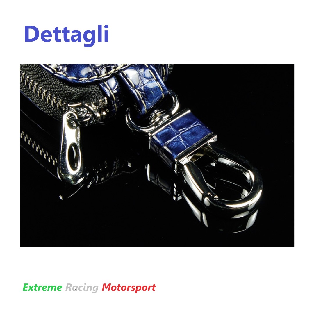 Xtreme Racing Decorazioni Auto Portachiavi Coccodrile Typ contenitivo nero