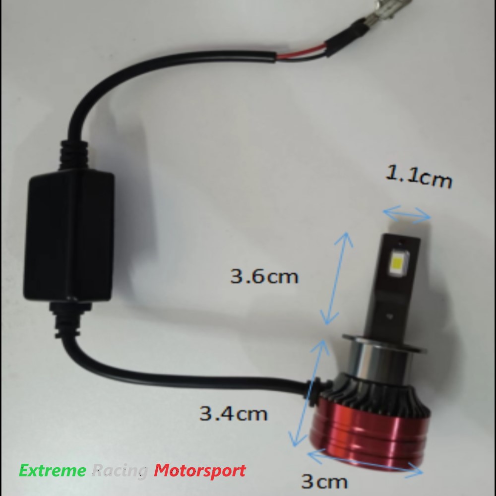 Xtreme Racing Lampadine LED ERM V13 H1 lampadine 6000K coppia CANBUS