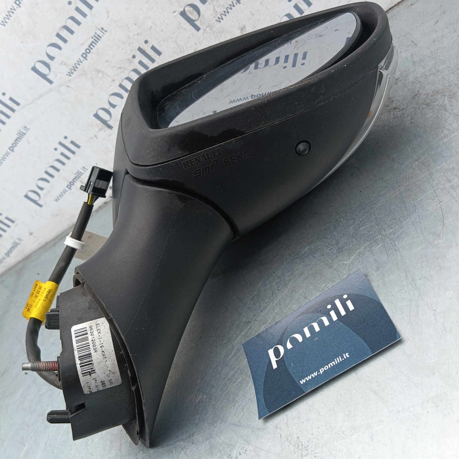 Pomili Cristalli Renault Clio IV specchietto destro 11 pin usato