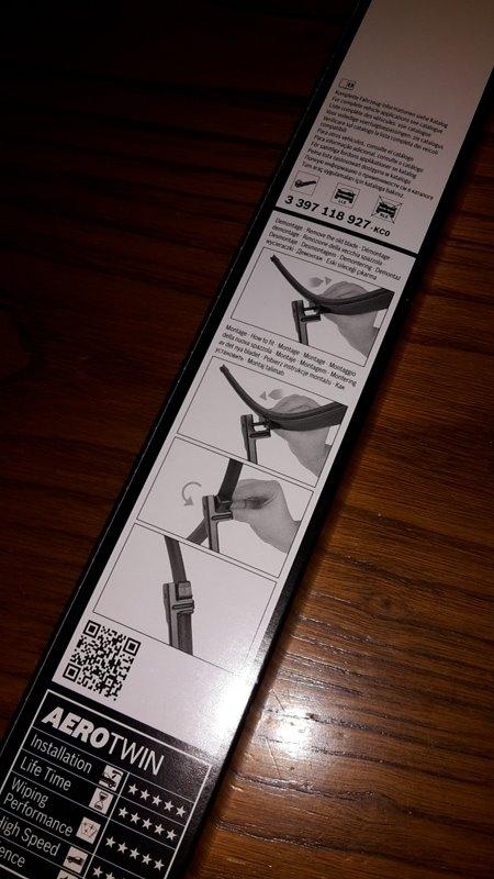 Bosch HCP Spazzole tergicristallo Aerotwin A927S 2 pezzi 530/475 mm