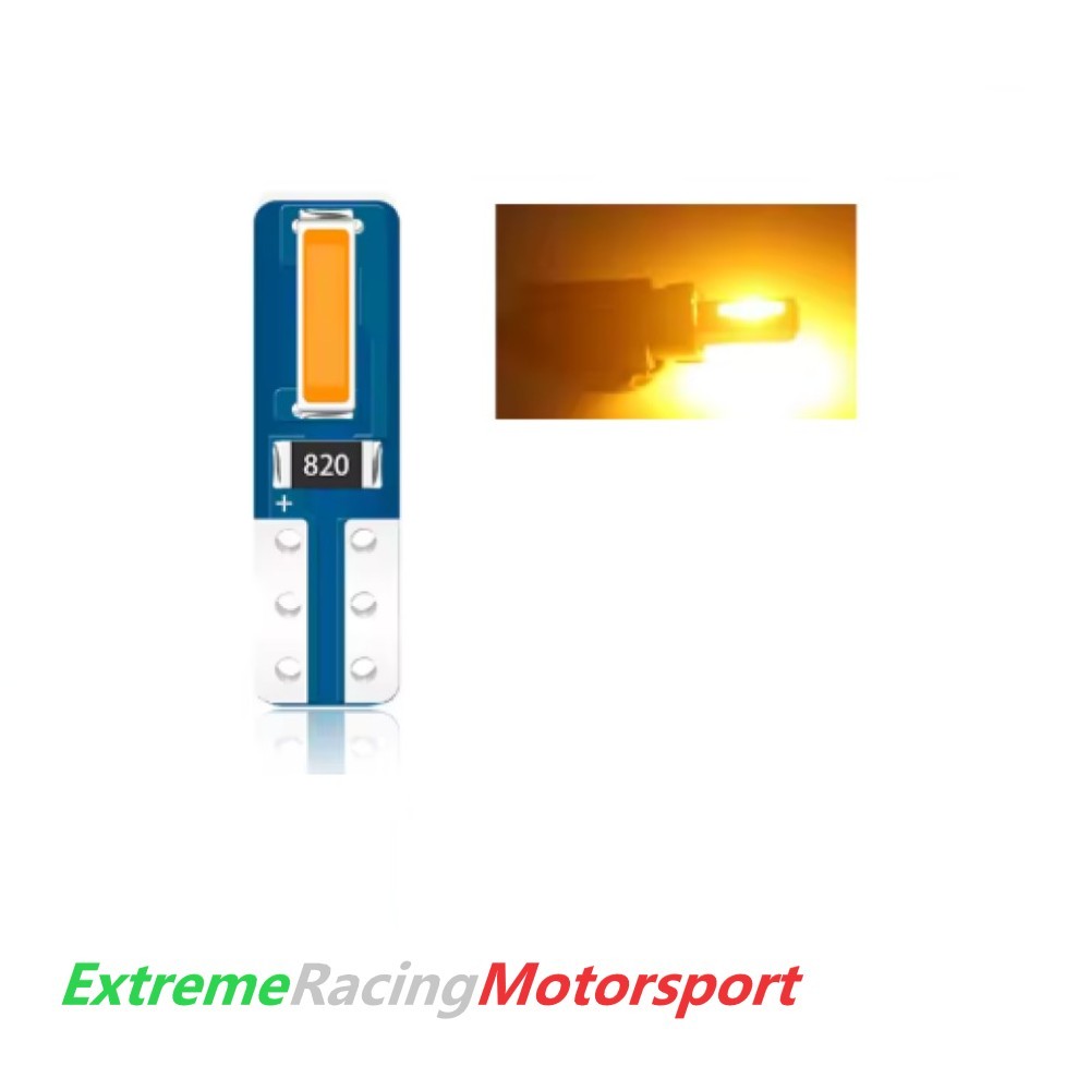Xtreme Racing Lampadine LED ERM T5w lampadina T5 arancione 1 pezzo 12 V per strumentazione