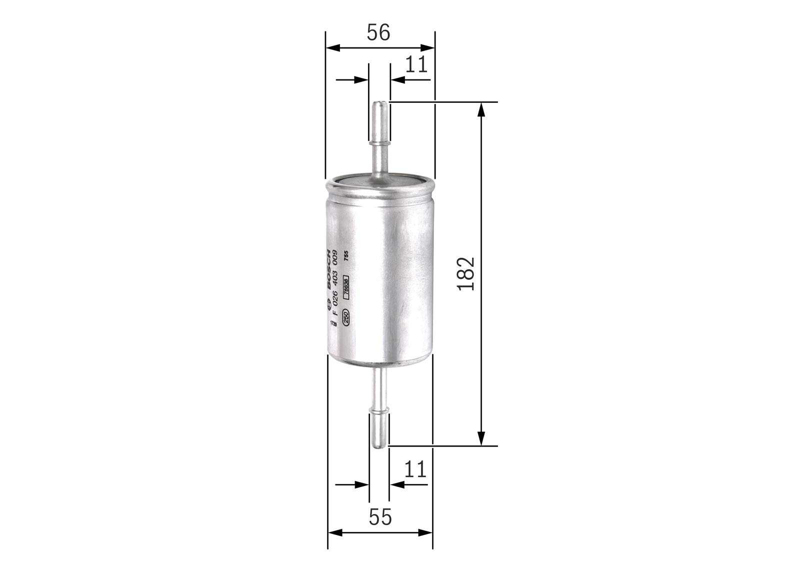Bosch HCP Filtri F026403009 filtro carburante benzina
