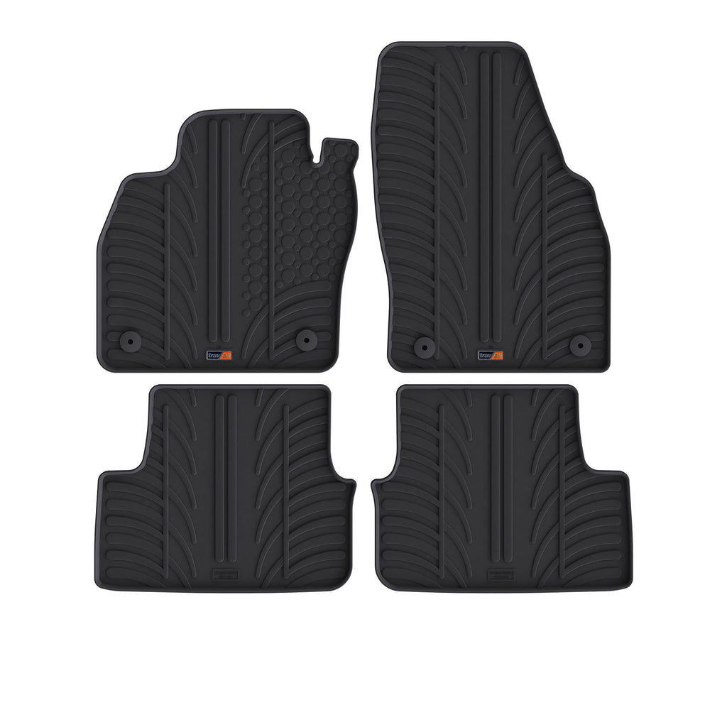 Travall Car Mats Audi A1 Hatchback tappetini in gomma 2018- sagomati