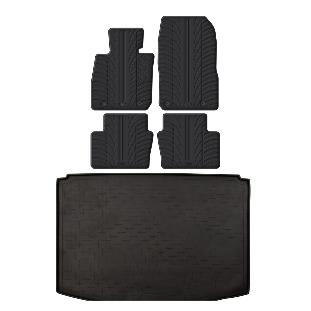 Travall Bundles Mazda CX-3 (2015-2021) kit tappetini e vasca baule in gomma