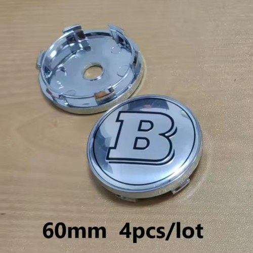 Xtreme Racing Decorazioni Auto e Adesivi tappi ruota cromati 60 mm silver kit 4