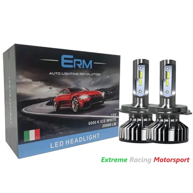 Xtreme Racing Lampadine LED ERM 20K coppia, 6000 K 72 W