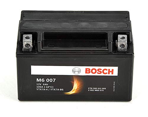 Bosch HCP Batterie 0 092 M60 070 batteria avviamento 12V 6Ah