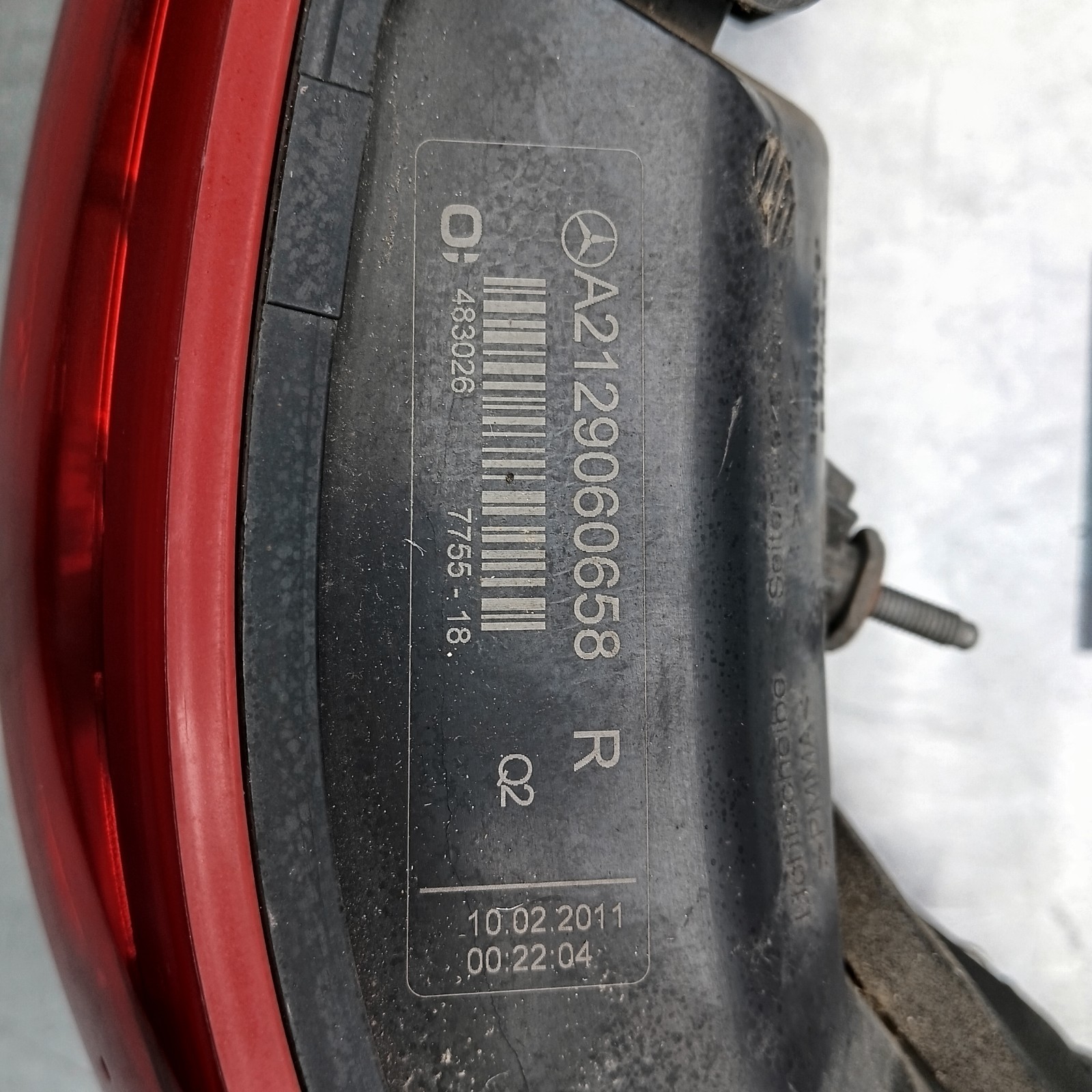 Pomili Fanaleria Fanale posteriore Mercedes Classe E W212 A2129060658 destro usato