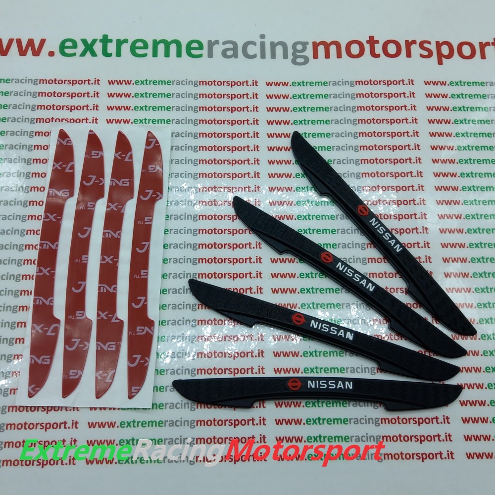 Xtreme Racing Decorazioni Auto e Adesivi Kit Protezione Sportelli Nissan antiurto gomma 4 pezzi