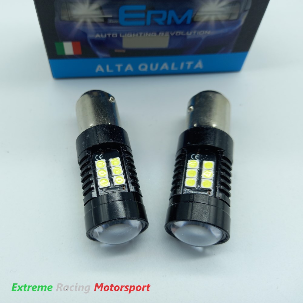 Xtreme Racing Lampadine LED Luci Retromarcia BA15S P21W Coppia UltraWhite CANBUS