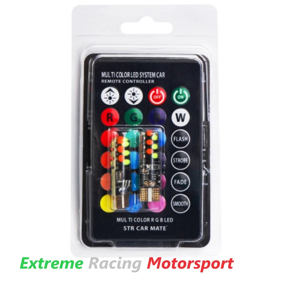 Xtreme Racing ERM T10 MULTICOLOR lampadine LED W5W 12 V raduni