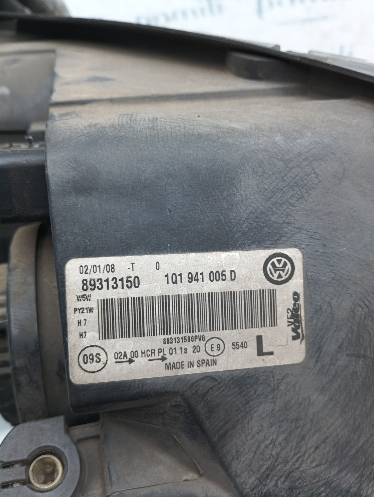 Pomili Fanaleria Volkswagen Eos faro anteriore destro usato