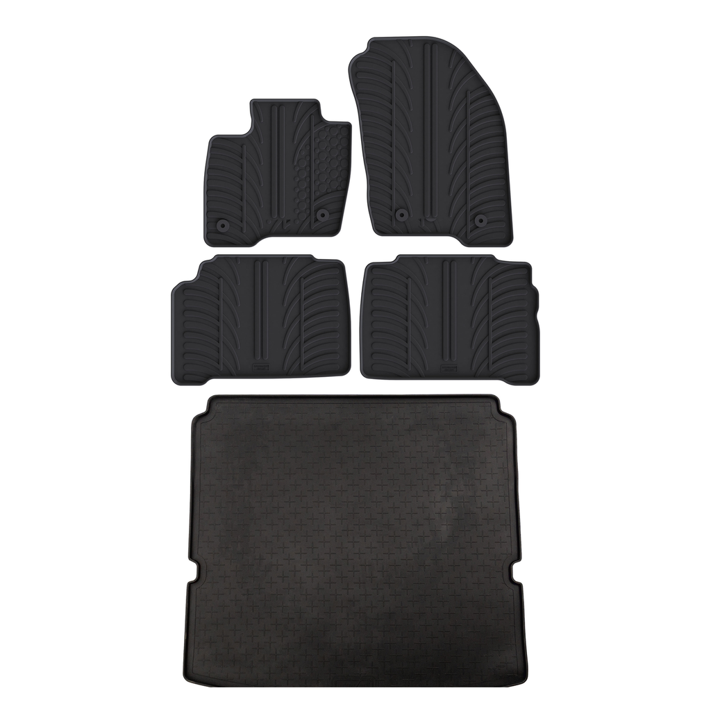 Travall Bundles Ford Galaxy tappetini e vasca baule in gomma 2015-2024