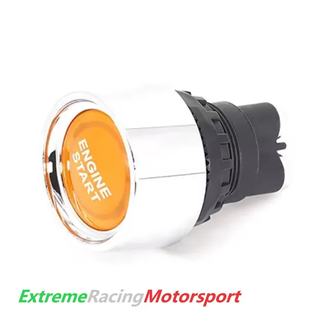 Xtreme Racing Decorazioni Auto Pulsante Engine Start 12V giallo